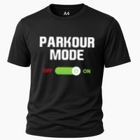Parkour Mode Backflip Freerunning Urban Gymnastic Cooling Performance Crew T-Shirt