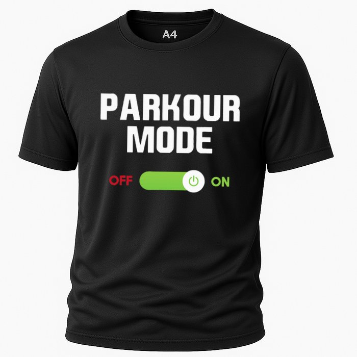 Parkour Mode Backflip Freerunning Urban Gymnastic Cooling Performance Crew T-Shirt