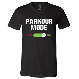 Parkour Mode Backflip Freerunning Urban Gymnastic V-Neck T-Shirt