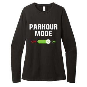 Parkour Mode Backflip Freerunning Urban Gymnastic Womens CVC Long Sleeve Shirt