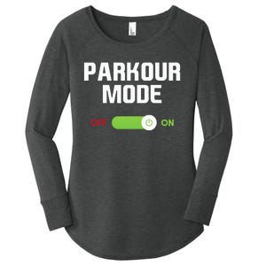 Parkour Mode Backflip Freerunning Urban Gymnastic Women's Perfect Tri Tunic Long Sleeve Shirt