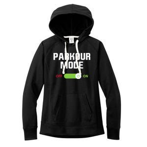 Parkour Mode Backflip Freerunning Urban Gymnastic Women's Fleece Hoodie