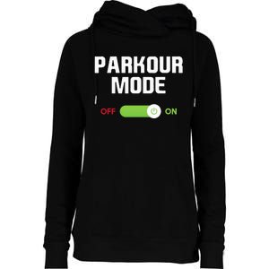 Parkour Mode Backflip Freerunning Urban Gymnastic Womens Funnel Neck Pullover Hood