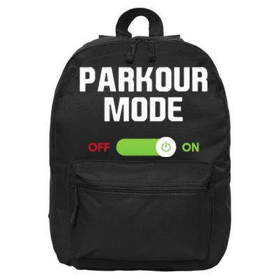 Parkour Mode Backflip Freerunning Urban Gymnastic 16 in Basic Backpack