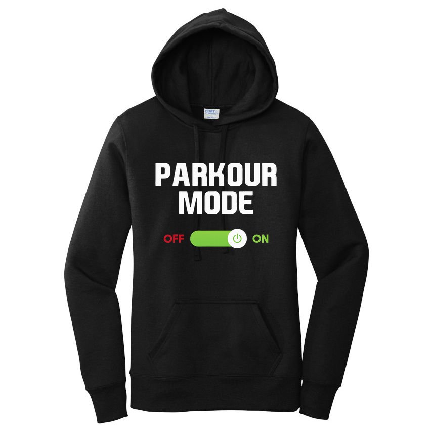 Parkour Mode Backflip Freerunning Urban Gymnastic Women's Pullover Hoodie