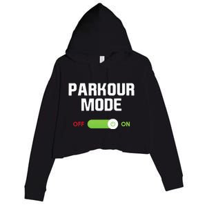 Parkour Mode Backflip Freerunning Urban Gymnastic Crop Fleece Hoodie