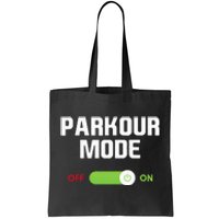 Parkour Mode Backflip Freerunning Urban Gymnastic Tote Bag