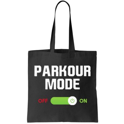 Parkour Mode Backflip Freerunning Urban Gymnastic Tote Bag