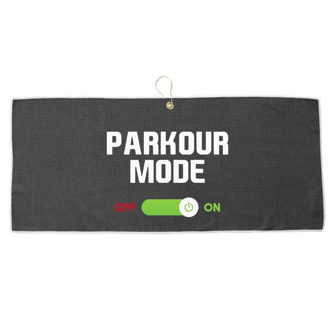 Parkour Mode Backflip Freerunning Urban Gymnastic Large Microfiber Waffle Golf Towel