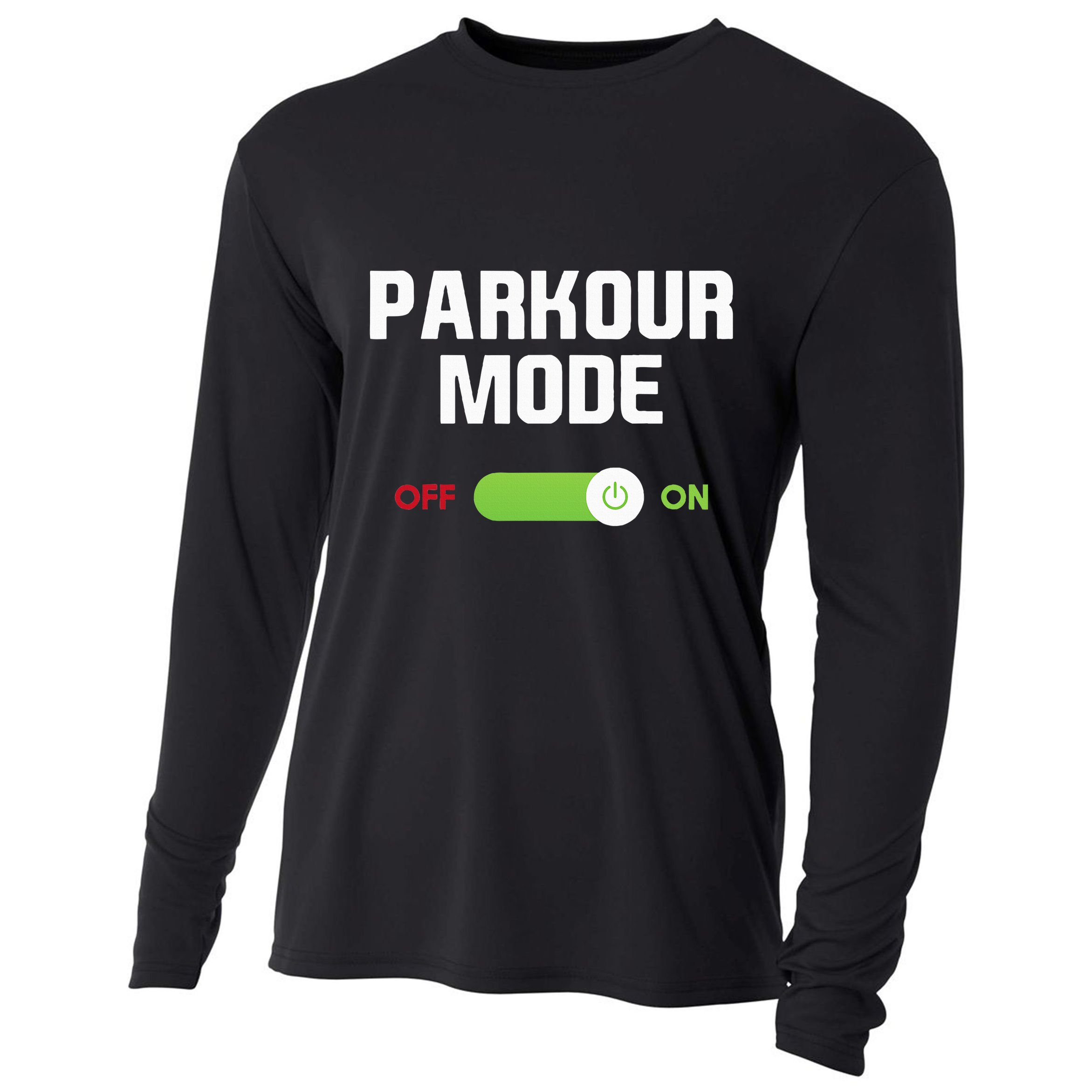 Parkour Mode Backflip Freerunning Urban Gymnastic Cooling Performance Long Sleeve Crew