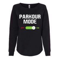 Parkour Mode Backflip Freerunning Urban Gymnastic Womens California Wash Sweatshirt