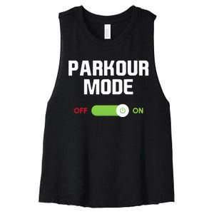 Parkour Mode Backflip Freerunning Urban Gymnastic Women's Racerback Cropped Tank