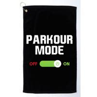 Parkour Mode Backflip Freerunning Urban Gymnastic Golf Towel