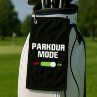 Parkour Mode Backflip Freerunning Urban Gymnastic Golf Towel