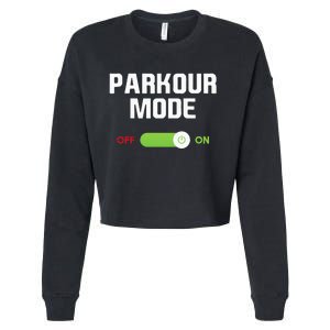 Parkour Mode Backflip Freerunning Urban Gymnastic Cropped Pullover Crew