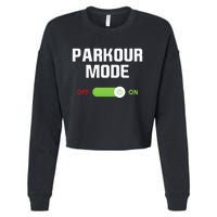 Parkour Mode Backflip Freerunning Urban Gymnastic Cropped Pullover Crew