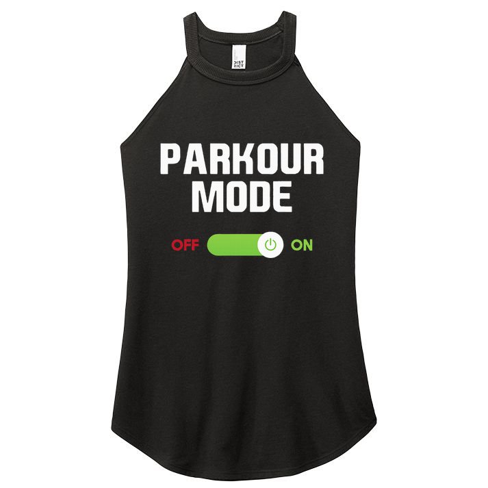 Parkour Mode Backflip Freerunning Urban Gymnastic Women's Perfect Tri Rocker Tank