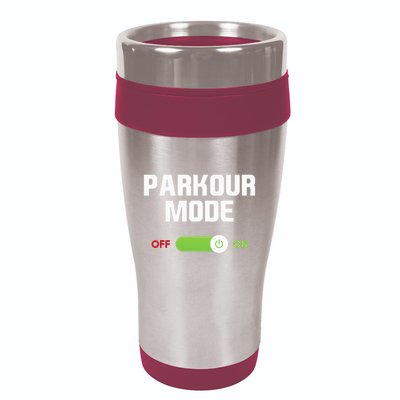 Parkour Mode Backflip Freerunning Urban Gymnastic 16oz Travel Tumbler