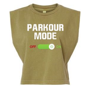 Parkour Mode Backflip Freerunning Urban Gymnastic Garment-Dyed Women's Muscle Tee