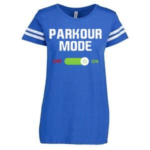 Parkour Mode Backflip Freerunning Urban Gymnastic Enza Ladies Jersey Football T-Shirt