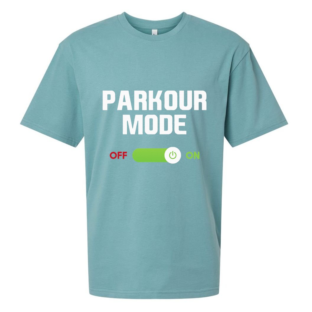 Parkour Mode Backflip Freerunning Urban Gymnastic Sueded Cloud Jersey T-Shirt