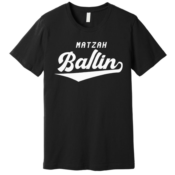 Passover Matzah Ballin Jewish Pesach Matzo Ball Frogs Premium T-Shirt