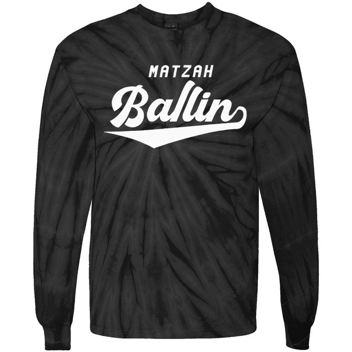 Passover Matzah Ballin Jewish Pesach Matzo Ball Frogs Tie-Dye Long Sleeve Shirt