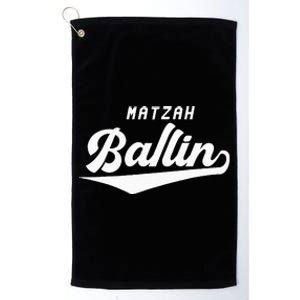 Passover Matzah Ballin Jewish Pesach Matzo Ball Frogs Platinum Collection Golf Towel