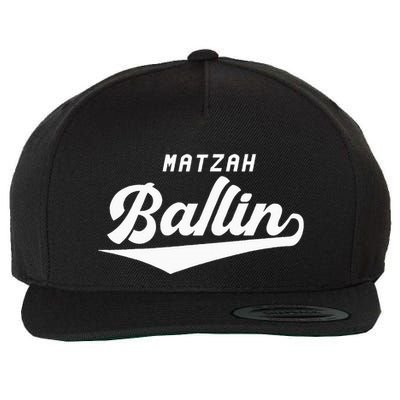 Passover Matzah Ballin Jewish Pesach Matzo Ball Frogs Wool Snapback Cap