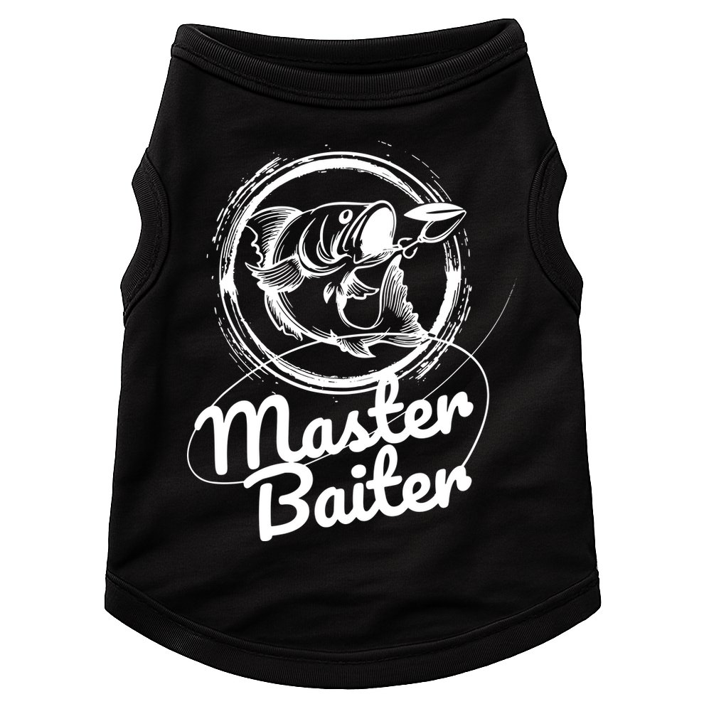 Professional Master Baiter Retro American Flag Funny Fishing Doggie Tank