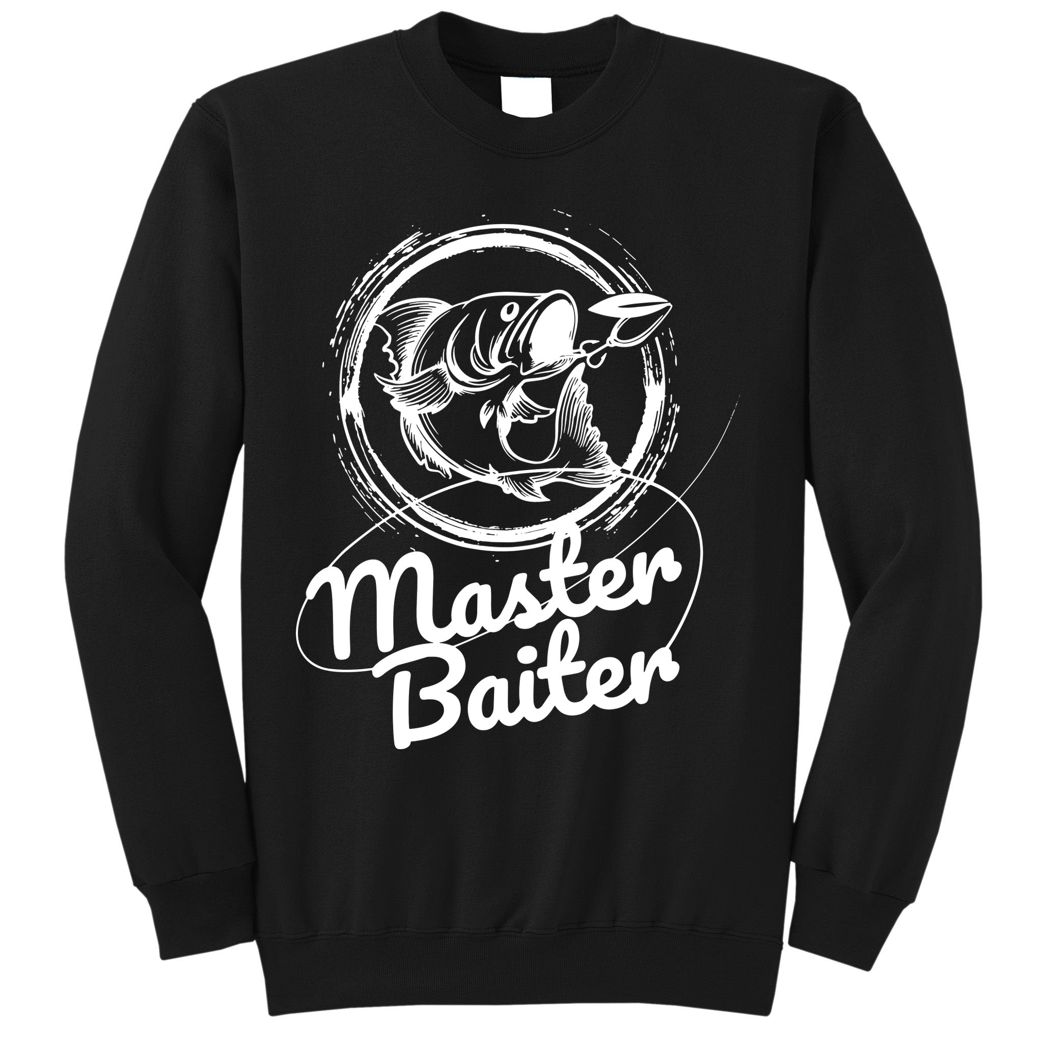 Professional Master Baiter Retro American Flag Funny Fishing Sweatshirt