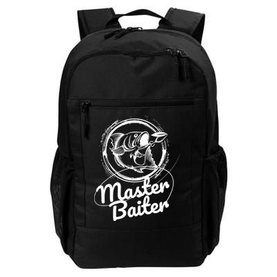 Professional Master Baiter Retro American Flag Funny Fishing Backpack
