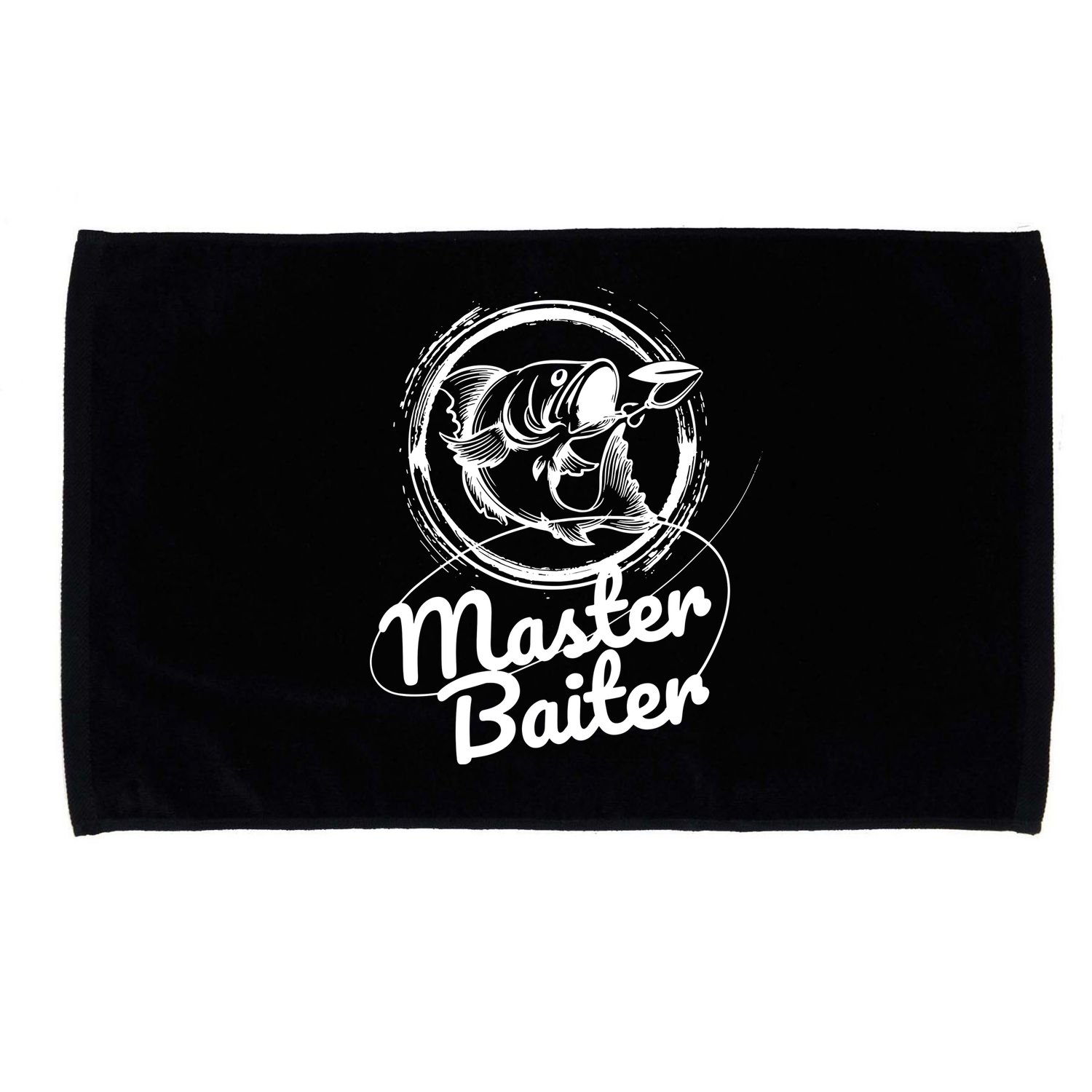 Professional Master Baiter Retro American Flag Funny Fishing Microfiber Hand Towel