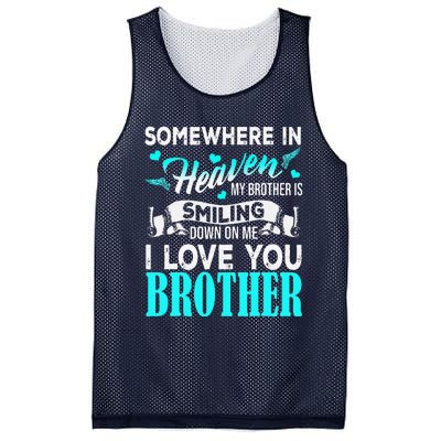 Proud My Brother In Heaven Happy Father Day Proud Of Brother Mesh Reversible Basketball Jersey Tank