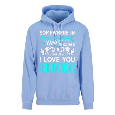 Proud My Brother In Heaven Happy Father Day Proud Of Brother Unisex Surf Hoodie