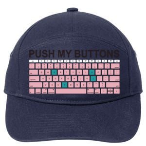 Push My Buttons 7-Panel Snapback Hat