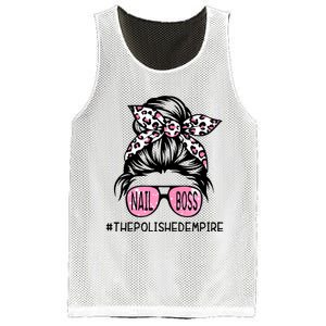 Poa7 Messy Bupoa7 Messy Bun Nail N Nail Boss The Polished Empire Nail Boss Woman Mesh Reversible Basketball Jersey Tank