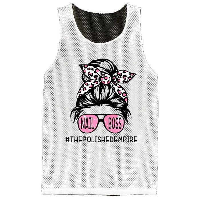 Poa7 Messy Bupoa7 Messy Bun Nail N Nail Boss The Polished Empire Nail Boss Woman Mesh Reversible Basketball Jersey Tank