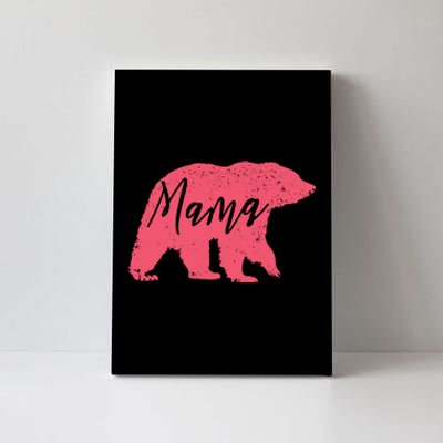 Pink Mama Bear Canvas