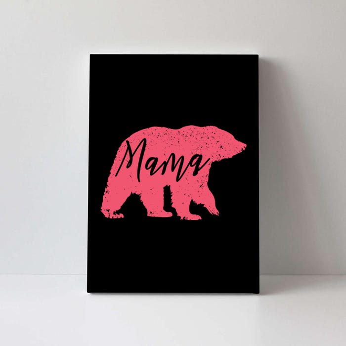 Pink Mama Bear Canvas