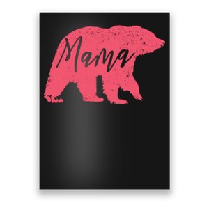 Pink Mama Bear Poster