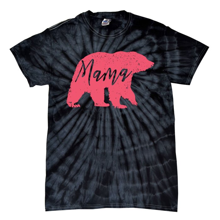 Pink Mama Bear Tie-Dye T-Shirt