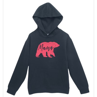 Pink Mama Bear Urban Pullover Hoodie