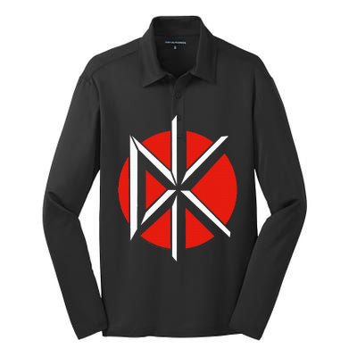 Punk Music Band by Rock Off Silk Touch Performance Long Sleeve Polo