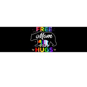 Pride Mama Bear Free Mom Hugs Bumper Sticker