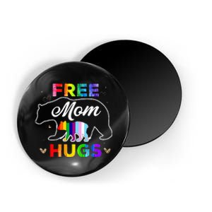 Pride Mama Bear Free Mom Hugs Magnet