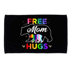 Pride Mama Bear Free Mom Hugs Microfiber Hand Towel