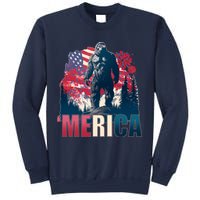 Patriotic Merica Bigfoot Sasquatch Sweatshirt