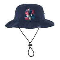 Patriotic Merica Bigfoot Sasquatch Legacy Cool Fit Booney Bucket Hat