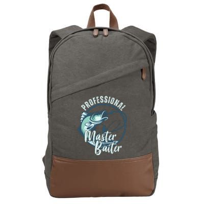 Professional Master Baiter Fishing Cotton Canvas Backpack